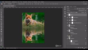 Делаю эффект отражения в воде / Adobe Photoshop CC 2020