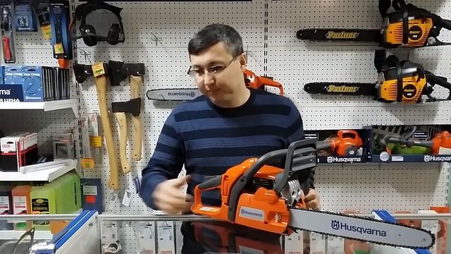Обзор бензопилы Husqvarna 135-140 смотреть онлайн