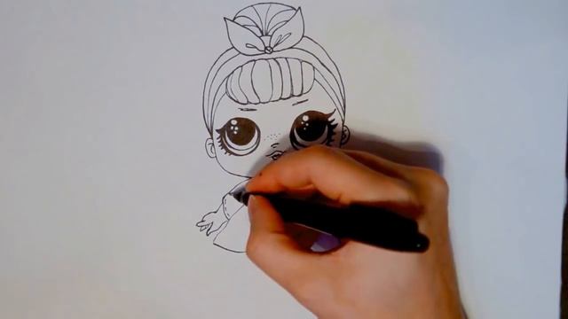 Рисуем куклу ЛОЛ.Draw LOL Surprise Baby Doll. How to Draw #LOL смотреть онлайн