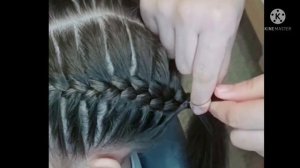 Soch turmaklari 2021. Soch parvarishi / Braided Ponytail / Easy Hairstyles