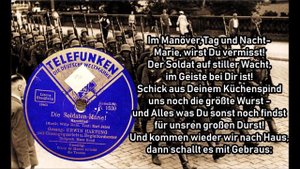 Die Soldaten-Marie, Marschlied, Erwin Hartung & Orch. Hans Bund, Januar 1933