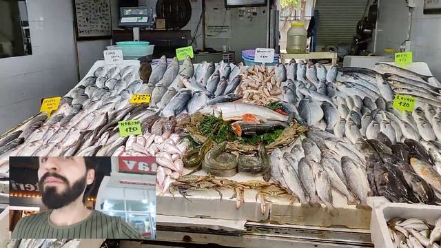 Рыбный рынок Алании | Цены на морские продукты и мясо в Алании 15 апреля 2022 | Alanya Hali Pazari
