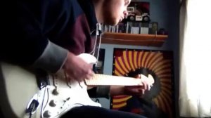 Roland Micro Cube with Fender Reverse and Fulltone Deja Vib