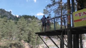 чемальская ГЭС Алтай тарзанка
