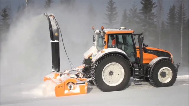 Как убирают снег в Финляндии смотреть онлайн