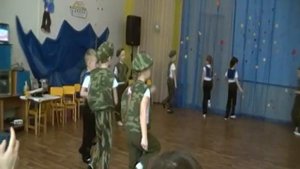 "Зарядка"  23 февраля. Д/с № 42 "Пингвинчик", г. Верхняя Салда.