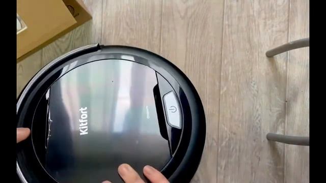 Распаковка Робот-пылесос Kitfort KT-562 смотреть онлайн