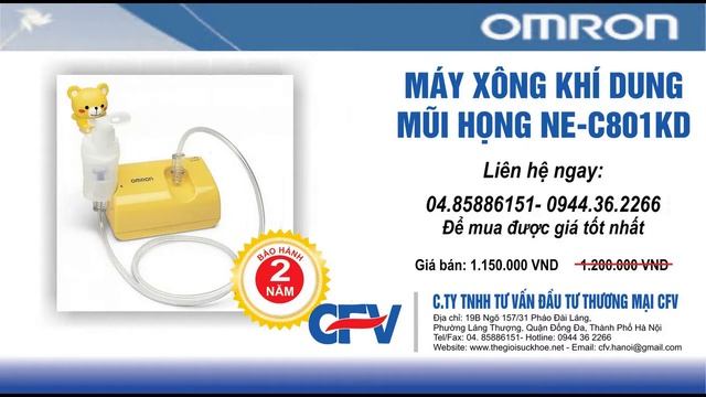 Máy Xông Mũi Họng Omron Ne C29 смотреть онлайн