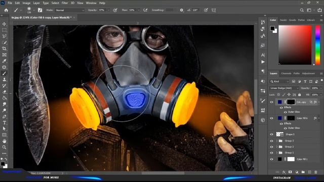 Editing Your Photos in Photoshop Using Glow Effect l Glowing Effect Photoshop Tutorial 2022