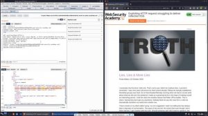 Exploiting HTTP request smuggling to deliver reflected XSS (Video solution, Audio)