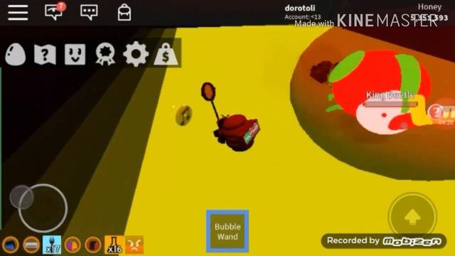 БОЙ с Королем ЖУКОВ и Соня забрала Золотое Яйцо в РОБЛОКСЕ | Bee Swarm Simulator смотреть онлайн
