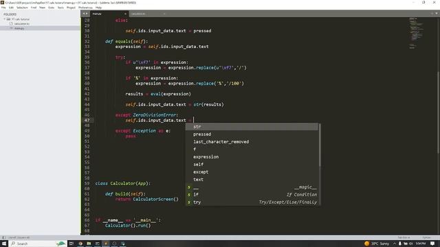 14. Python Kivy: Build a standard calculator application - Solve application crashing problem смотреть онлайн
