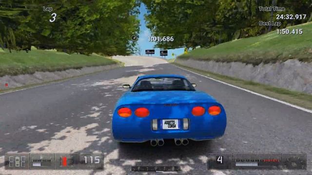 Assetto Corsa Mod: Chevrolet Corvette Z06 (C5) | Trial Mountain смотреть онлайн