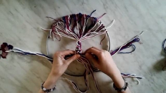 DIY МАСТЕР-КЛАСС Дерево жизни из ниток, интересно, просто, красиво