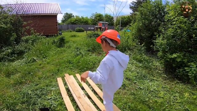 Дети и Машина. Манкиту строят домик и гараж для машины. Манкиту Сборник смотреть онлайн