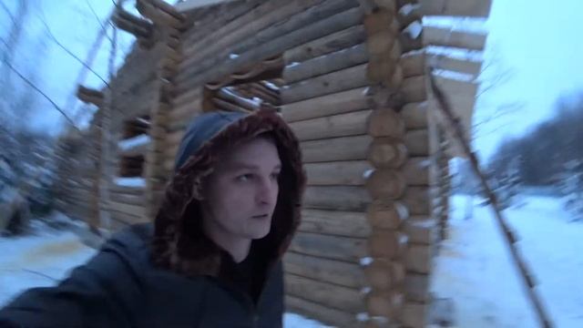 Дом 15,5 на 13. Спустя 2 месяца. Сруб собран. Готовимся к монтажу кровли. #2 смотреть онлайн