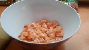 САЛАТ "ХЕ ИЗ КРАСНОЙ РЫБЫ " ♡