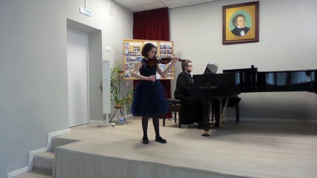 Г. Бацевич Концертино 2 и 3 часть исполнитель Семенова Анна аккомпаниатор Голубова Э.В.