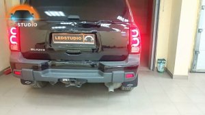 Светодиодные фонари Chevrolet Trailblazer. Светодиодный тюнинг фонарей от Ledstudio.