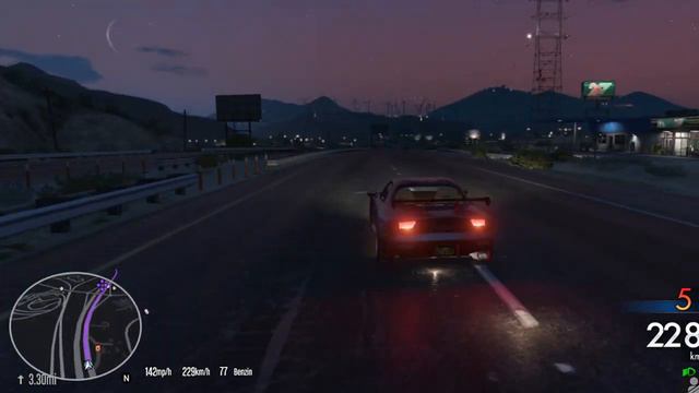 GTA 5 / DOMİNİC TORETTO DRİFT / MAZDA RX-7 смотреть онлайн