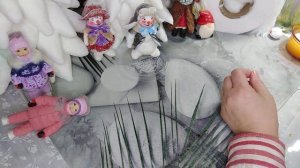 Снеговик из ваты! Завершение, урок третий!