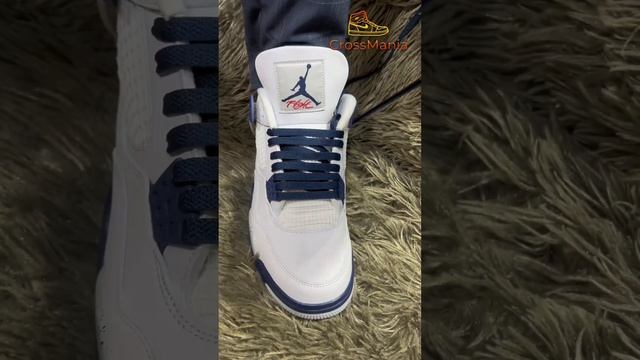 How to Lace Nike Air Jordan 4 | Как зашнуровать Найк Эйр Джордан 4 | CrossMania