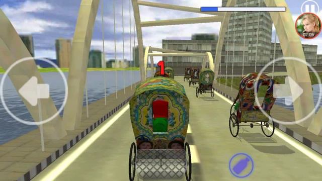 Funny Rikshawa race in dhaka city смотреть онлайн