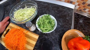 Салат из капусты "по корейски"