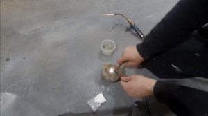 Плавлю серебро водородом