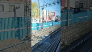 Приехали в Самару на поезде фирменный двухэтажный #30
