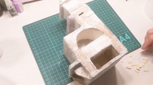 Как сделать русскую печь из картона своими руками. Миниатюра. Diy
