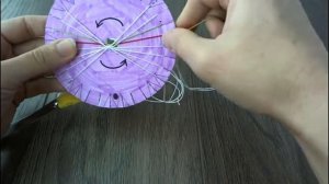 Двухсторонний плоский шнур кумихимо