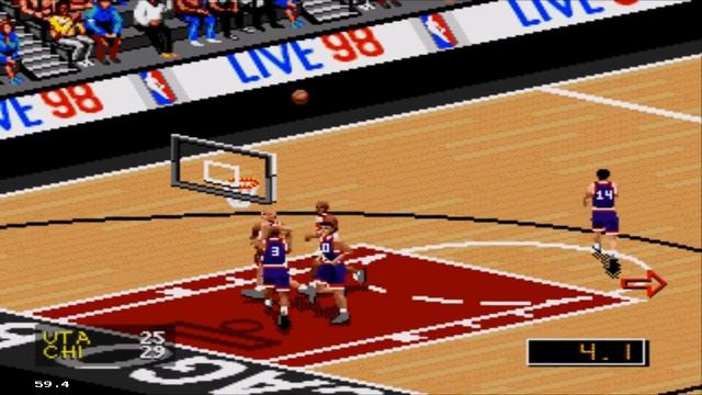 NBA Live 98 Sega Genesis Gameplay HD смотреть онлайн