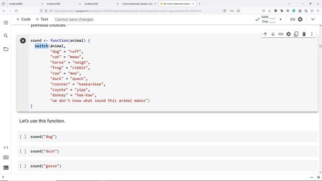Using the switch function in R смотреть онлайн