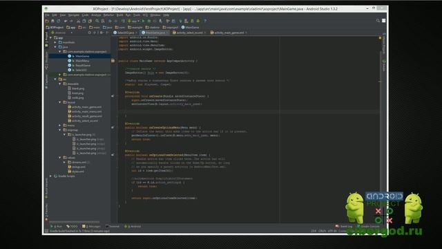 Реализуем игру XO на платформе Android. смотреть онлайн