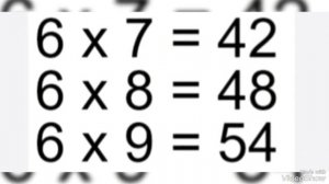 Таблица умножения...