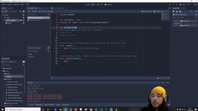 Godot In-Game Level Editor (part 1) the setup and placing object смотреть онлайн