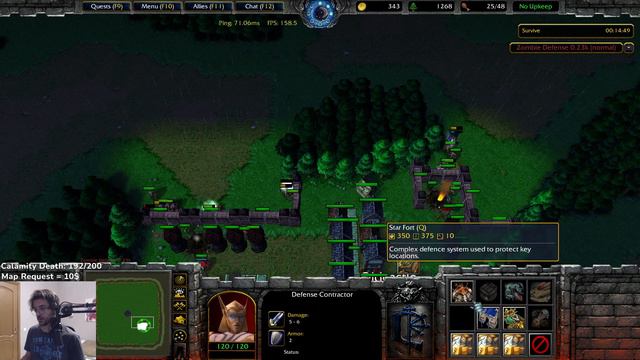 Zombie Defense - Best Survival Map In WC3 | Warcraft 3 Reforged