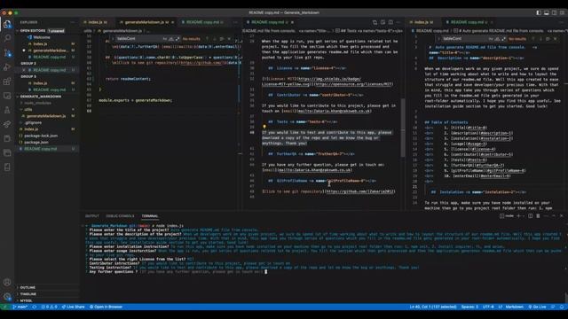 WalkThrough of Auto generated README.md file for github смотреть онлайн