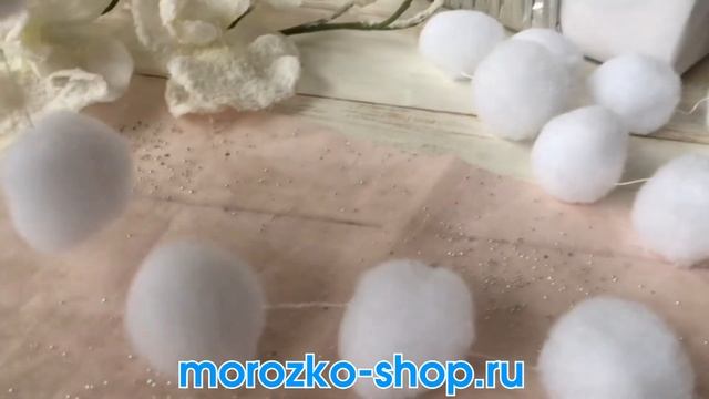 Гирлянда СНЕЖКИ белая, 180 см 474057 смотреть онлайн