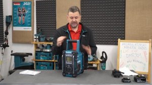 Akumulatorski polnilnik in prenosni Bluetooth DAB+ radio MAKITA DMR301