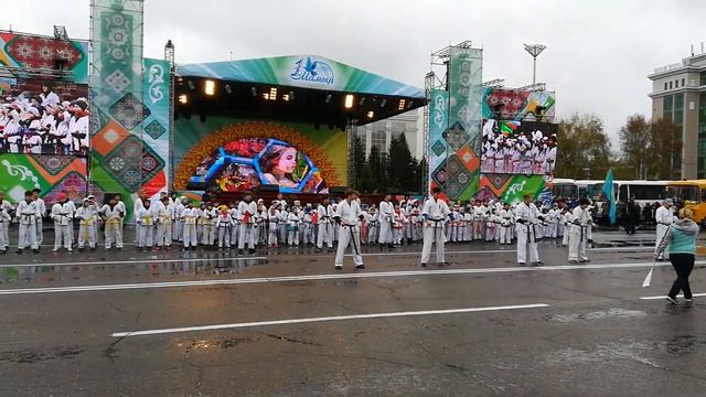 1 мая. Выступление школы карате в г. Усть-Каменогорске смотреть онлайн