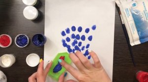 Рисование пальчиками «Виноград»