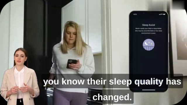 Smart Baby Monitor View Heart Rate and Average Oxygen O2 as Sleep Quality Indicators Wakings, Move смотреть онлайн