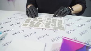 Трафареты для аэрографии на ногтях и блокнот для трафаретов