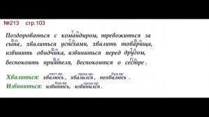 ГДЗ 4 класс, Русский язык, Упражнение. 213  Канакина В.П Горецкий В.Г Учебник, 2 часть
