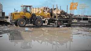 Бревнозахват. Погрузчик SDLG 936L