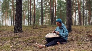 Слушать ханг (хэндпан), медитативная музыка ханга / Celtic D-minor 10 / Kosmosky Handpan