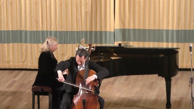 Eugene Prokoshin (cello) & Olga Novikova (piano) play Glière Romance. смотреть онлайн