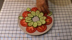 Красивая овощная нарезка на праздничный стол | 5 СУПЕР СПОСОБОВ